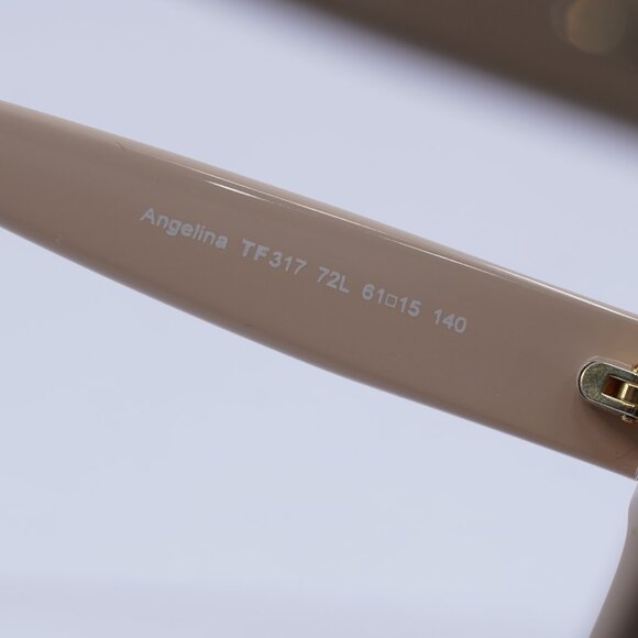 🕶️ New Tom Ford Angelina FT0317 72L Sunglasses - Pink Frame, Brown Lenses - Picture 6 of 9